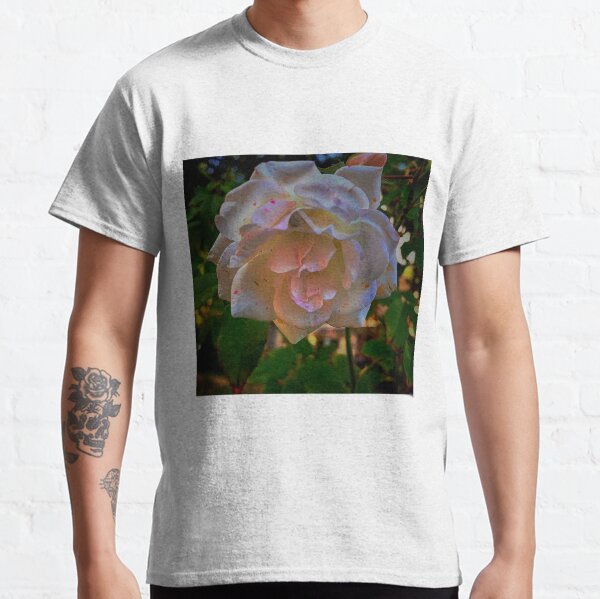 White roses on a Blue sky By Yannis Lobaina Classic T-Shirt