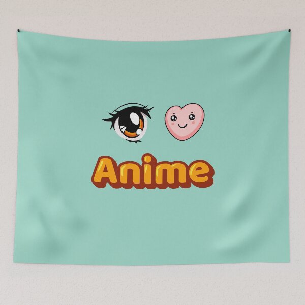 Item preview, I Love Anime | Eye Heart Pictogram designed and sold by Maria Garcia.