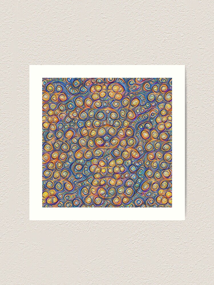 Alternate view of Grapes #DeepDream #Art Art Print