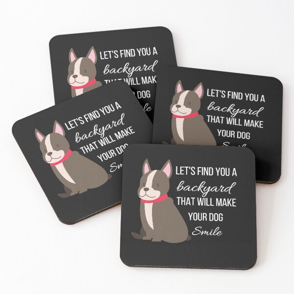 Item preview, Let's Find You a Backyard That Will Make Your Dog Smile  designed and sold by ThoughtJumble.