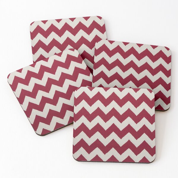 Item preview, Red and White Chevron Pattern designed and sold by africanvisuals.
