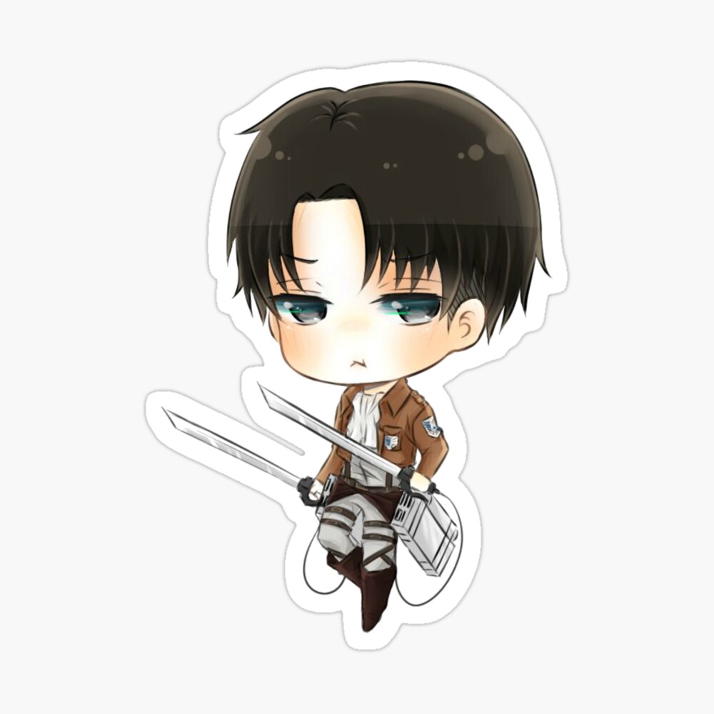 Levi Ackerman Chibi Attack On Titans Art Board Print For Sale By Cartoon Star Redbubble