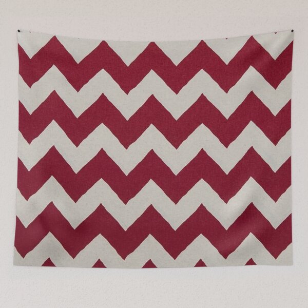 Item preview, Red and White Chevron Pattern designed and sold by africanvisuals.