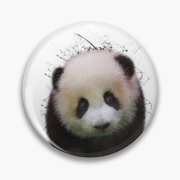 Item preview, Panda watercolor animals nursery print designed and sold by DelzStudio.