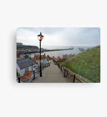 the 199 steps and harbour Metal Print