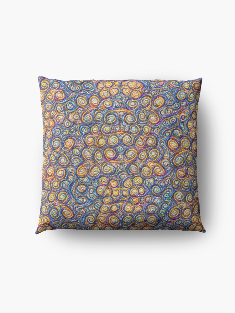 Alternate view of Grapes #DeepDream #Art Floor Pillow