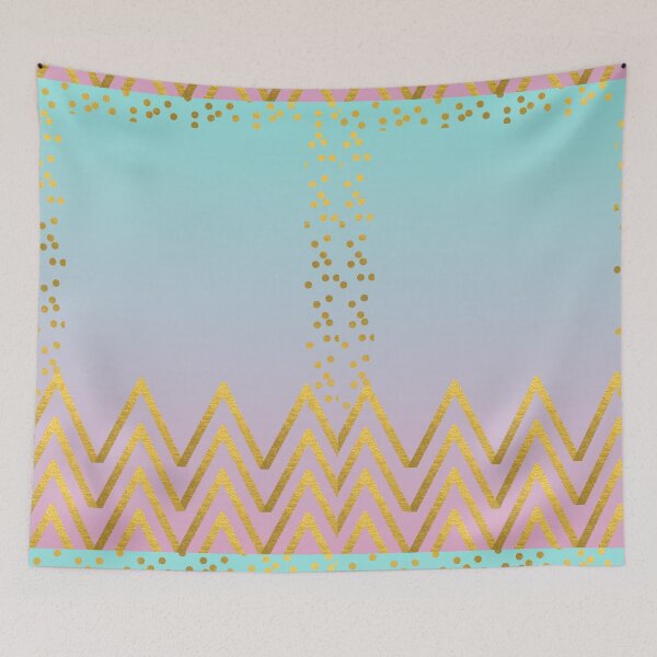 Item preview, Colour fade golden zig zag design designed and sold by The Pattern Artist.