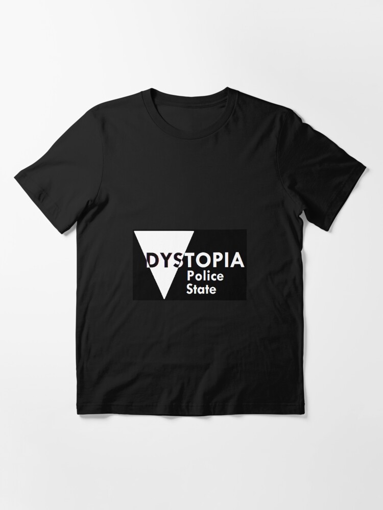Alternate view of Dystopia Police State Victoria black Essential T-Shirt