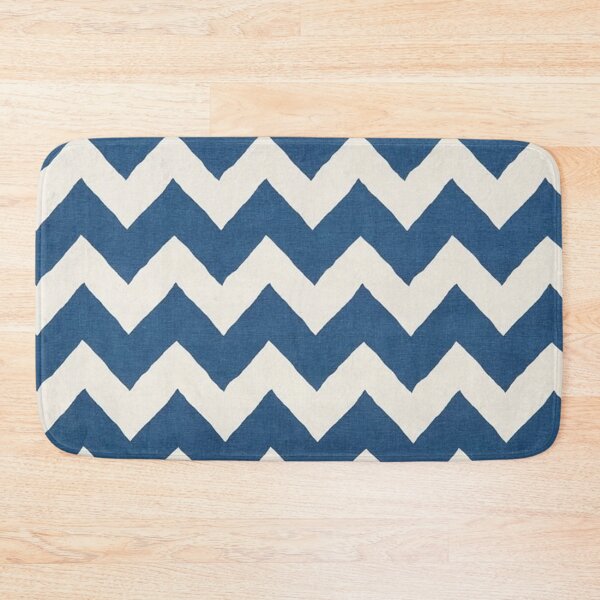 Item preview, Blue and White Chevron Zig zag Pattern designed and sold by africanvisuals.
