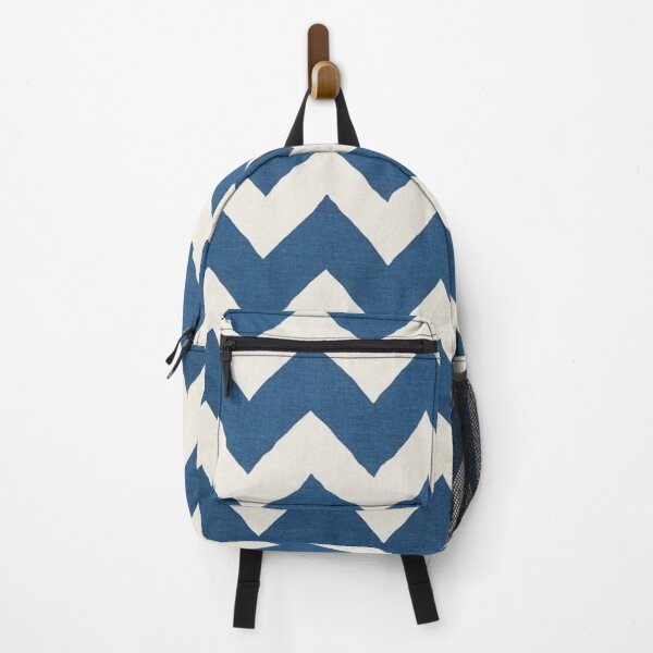 Item preview, Blue and White Chevron Zig zag Pattern designed and sold by africanvisuals.