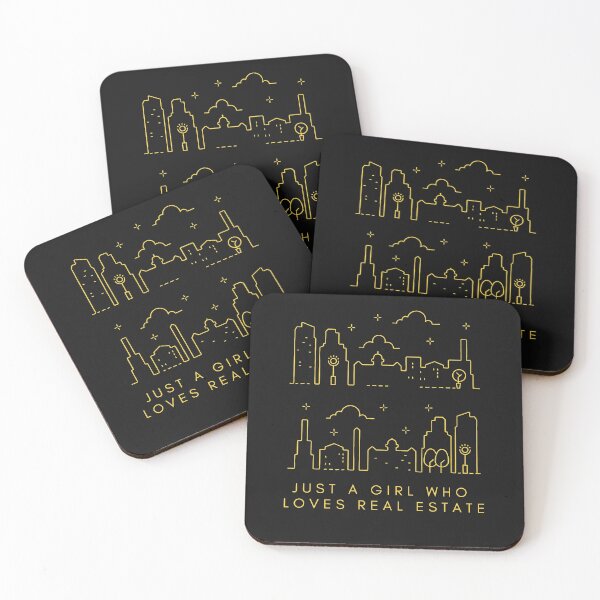 Item preview, Just a Girl Who Loves Real Estate  designed and sold by ThoughtJumble.