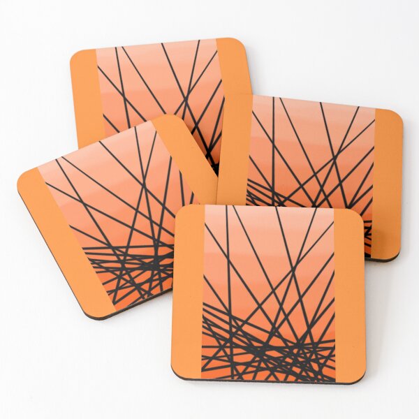 Item preview, Abstract Orange Lines designed and sold by kenzikreations.