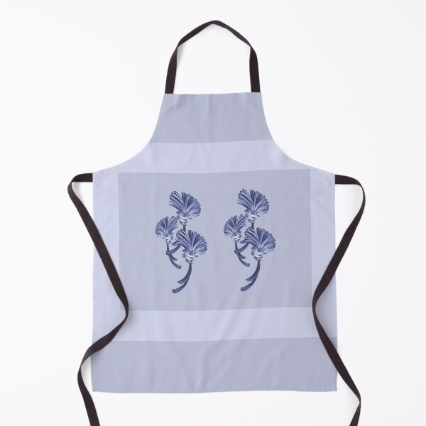 Item preview, Shades of blue with a beautiful twin flower design  designed and sold by PetaJaneHome.