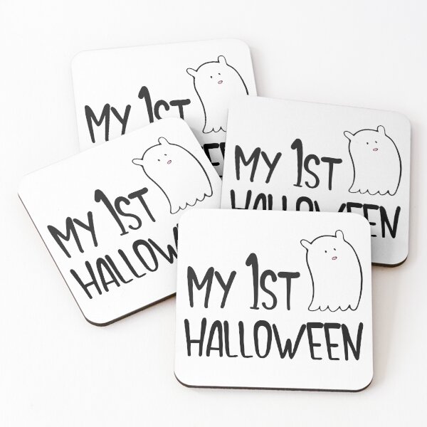 Item preview, Halloween Friendly Ghost Baby costume “My first halloween” designed and sold by TamGustam.