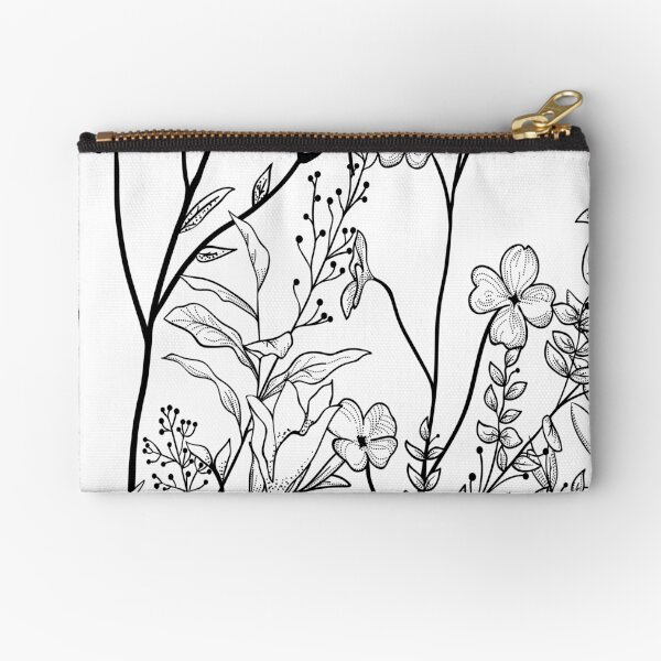 Item preview, Black and White Hand Drawing Modern Floral Design designed and sold by ayhanengin.