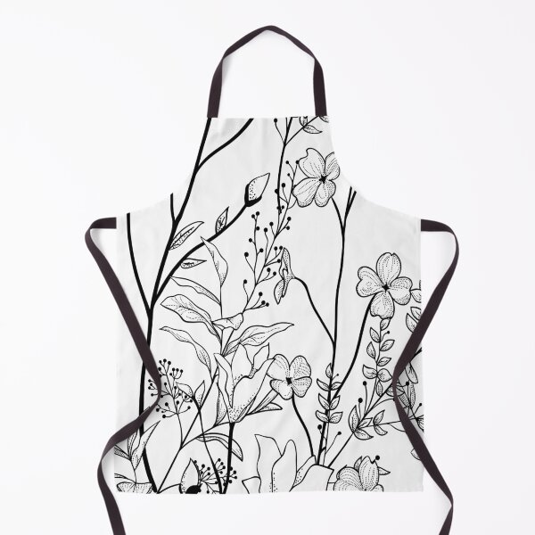Item preview, Black and White Hand Drawing Modern Floral Design designed and sold by ayhanengin.