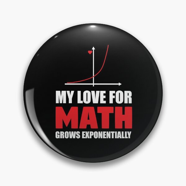 Item preview, My Love For Math Grows Exponentially designed and sold by Michaeljmurr.