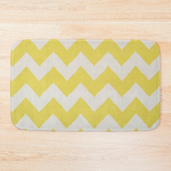 Item preview, Yellow and White Chevron Zig zag Pattern designed and sold by africanvisuals.