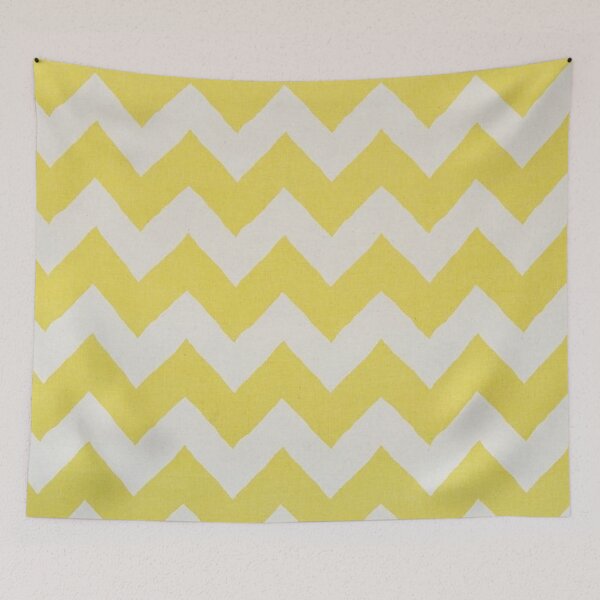 Item preview, Yellow and White Chevron Zig zag Pattern designed and sold by africanvisuals.
