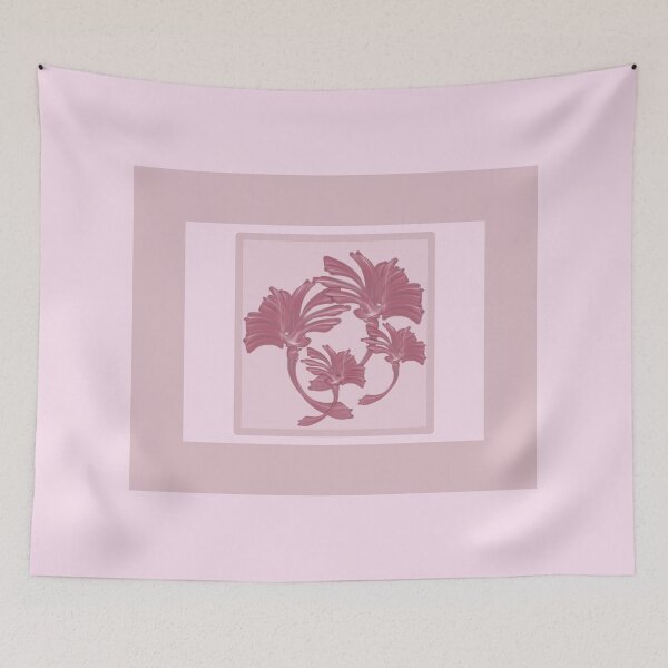 Item preview, Shades of pink with a beautiful central floral design  designed and sold by PetaJaneHome.