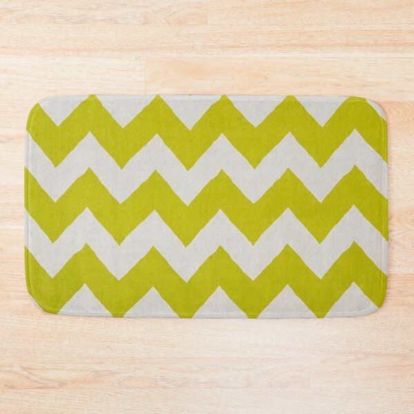 Item preview, Yellow and White Chevron Zig zag Pattern designed and sold by africanvisuals.