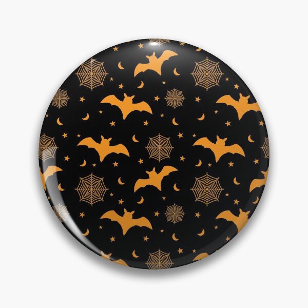 Item preview, Black Orange Bat Pattern Cute Halloween Pattern 2022 designed and sold by UniqueMw.