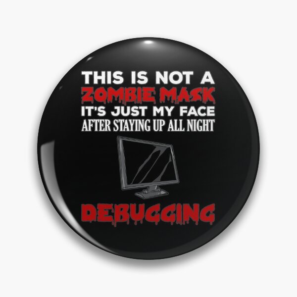 Artikelvorschau, Zombie Programmer Debugging Halloween entworfen und verkauft von DeesDeesigns.