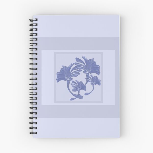 Item preview, Shades of blue with a beautiful central floral design  designed and sold by PetaJaneHome.