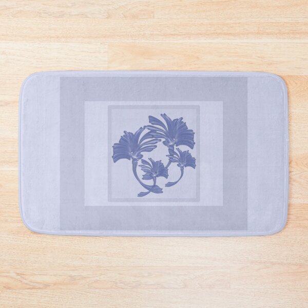 Item preview, Shades of blue with a beautiful central floral design  designed and sold by PetaJaneHome.