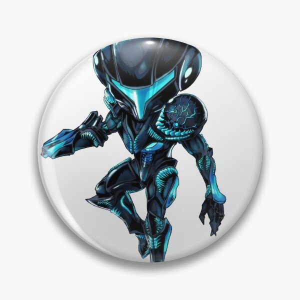 Item preview, Dark Samus Chibi Sticker designed and sold by KingPeggy.
