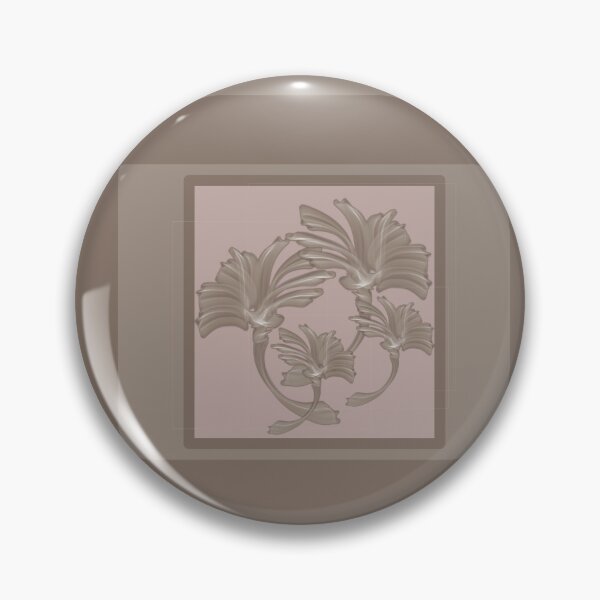 Item preview, Shades of taupe with a beautiful central floral design  designed and sold by PetaJaneHome.