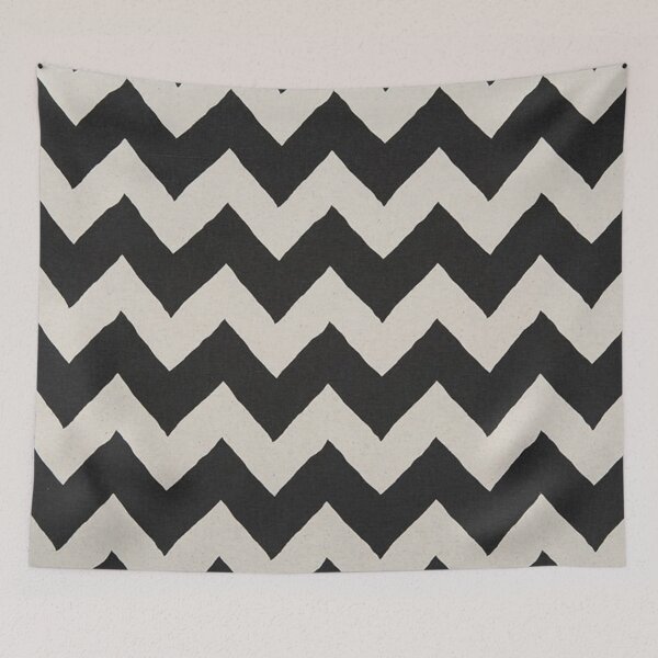 Item preview, Black and White Chevron Zig zag Pattern designed and sold by africanvisuals.
