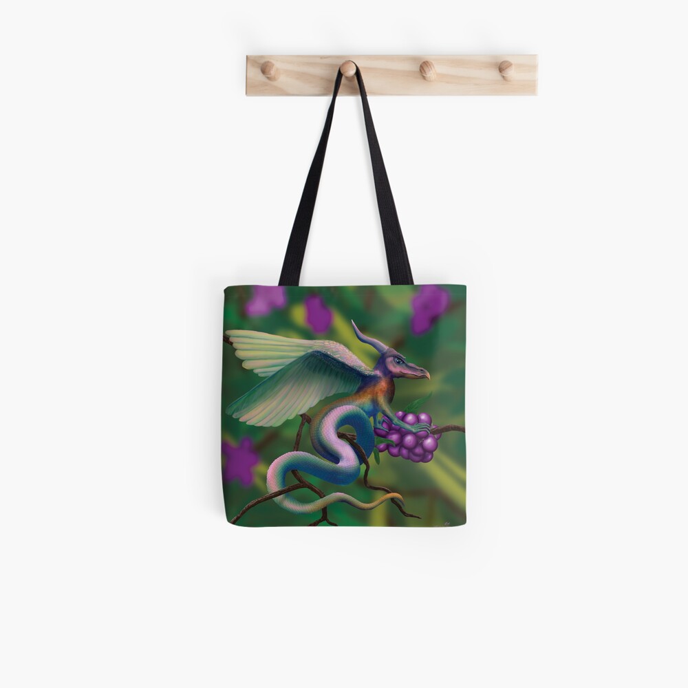 Dragonberry Drake Tote Bag
