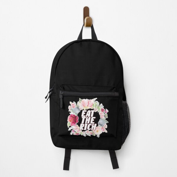 Item preview, Eat the Rich Floral designed and sold by SuperUberLame.