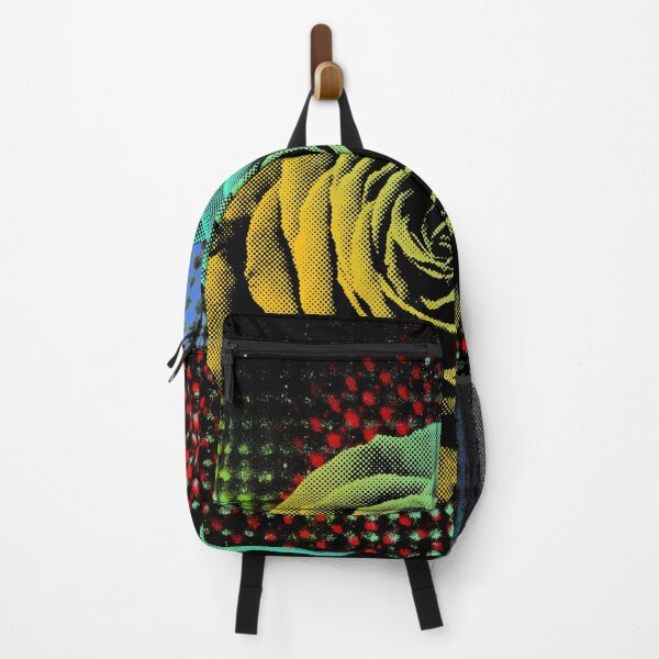 Item preview, Rose, green, red, blue, black, light blue pop art designed and sold by NYWA-ART.