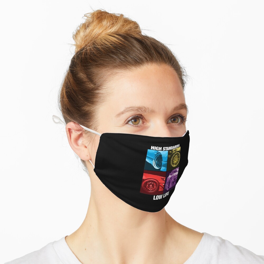 High Standards Low Life Car Stance Mask By Supreto Redbubble