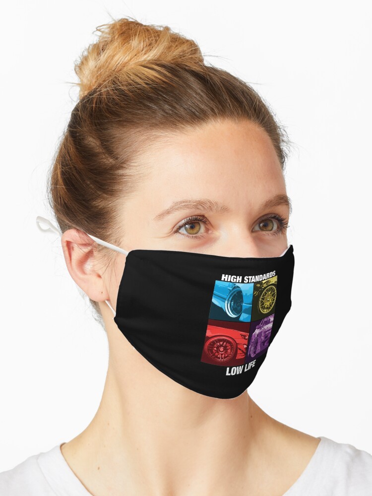 High Standards Low Life Car Stance Mask By Supreto Redbubble