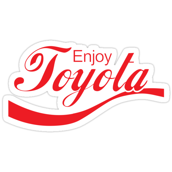 "Enjoy Toyota JDM Shirt" Stickers by MikeKunak | Redbubble