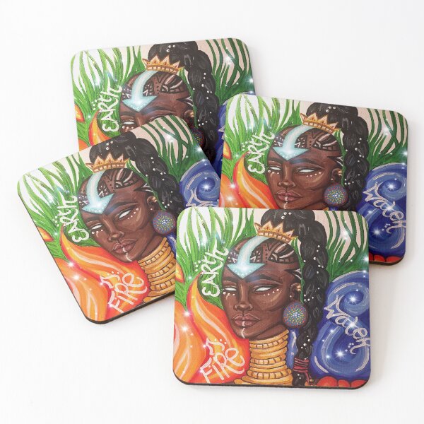 Item preview, Avatar Okoye designed and sold by ColoredAfros.
