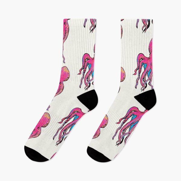 Item preview, Pink and Beige Octopus Illustration designed and sold by LJWDesigns.