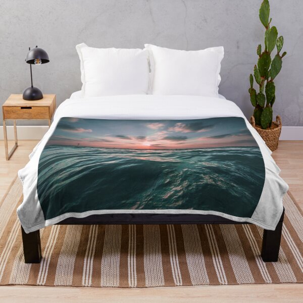 Item preview, Olas y arena de la costa de Ocean Beach con un ambiente tropical designed and sold by SpaceNoon.