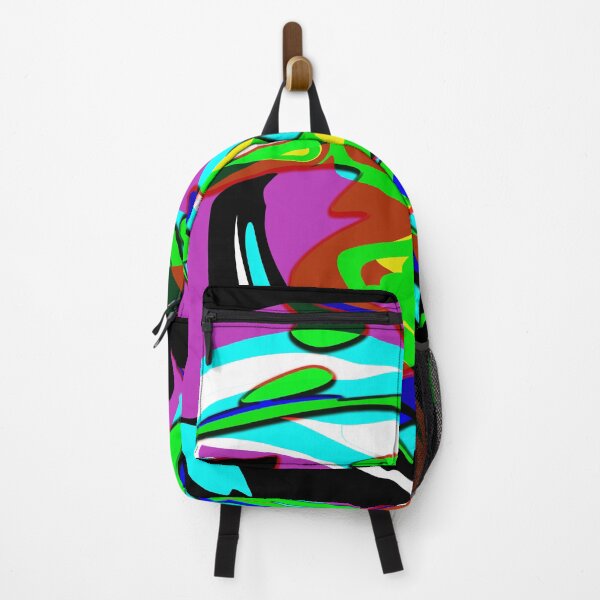 Item preview, Twisted Colorful Geometric  Line Pattern / Liquid Psychedelic Art  designed and sold by GuitarZan's.