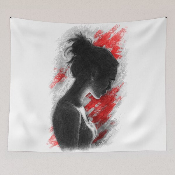 Item preview, Silhouette on Red designed and sold by Brina Williamson.