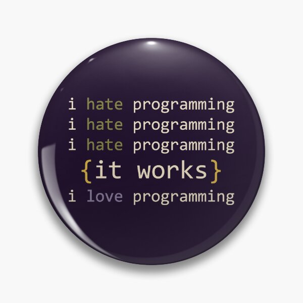 Item preview, I Hate/Love Programming designed and sold by Supreto.