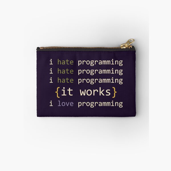 Item preview, I Hate/Love Programming designed and sold by Supreto.