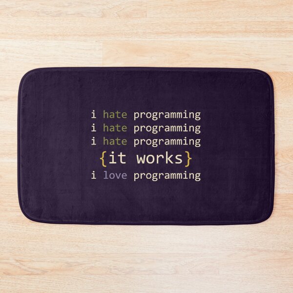Item preview, I Hate/Love Programming designed and sold by Supreto.
