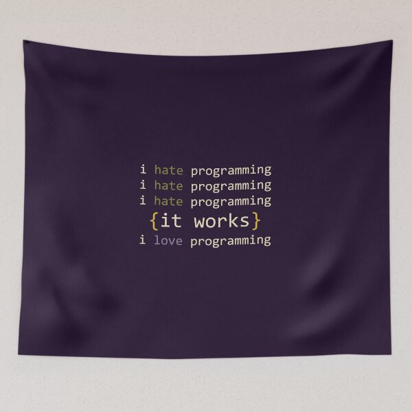 Item preview, I Hate/Love Programming designed and sold by Supreto.
