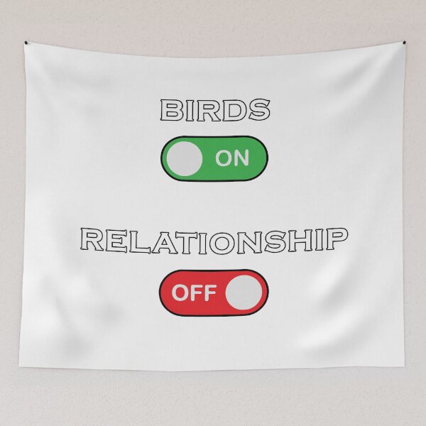 Item preview, Burds ON relationship OFF designed and sold by Catsloversdotme.