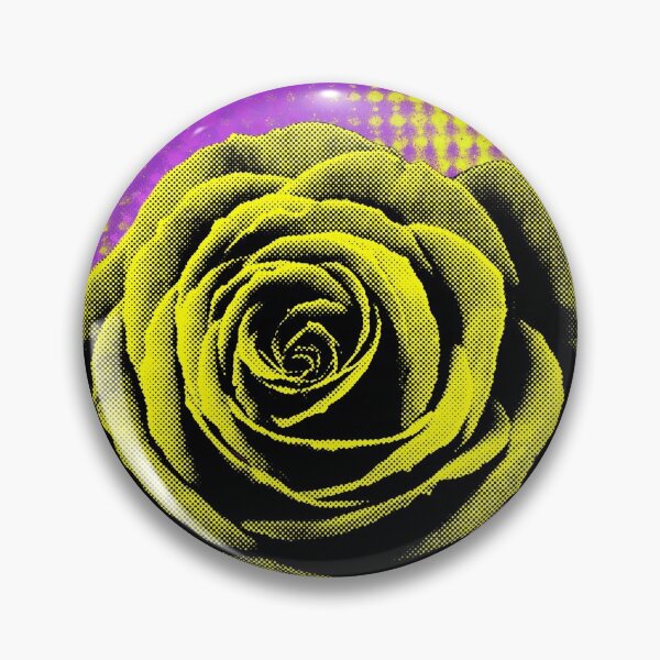 Item preview, Rose, yellow, violet, red, pop art designed and sold by NYWA-ART.