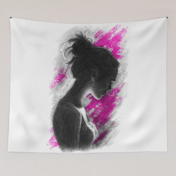Item preview, Silhouette on Pink designed and sold by Brina Williamson.